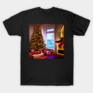 Christmas Tree and Window T-Shirt